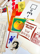 Load image into Gallery viewer, Vintage sewing pattern “back to school” vintage ephemera kit