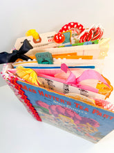Load image into Gallery viewer, “Mad Hatter’s Tea Party” vintage Alice in Wonderland children’s book handmade journal