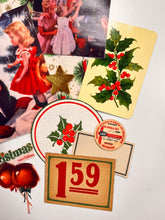 Load image into Gallery viewer, “Christmas is a Little Doll” vintage ephemera collection