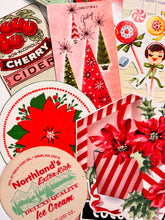 Load image into Gallery viewer, “Peppermint Crème” vintage ephemera collection