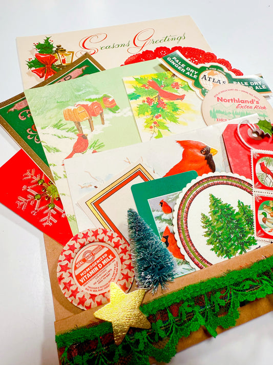 “Remembrance” vintage Christmas ephemera collection