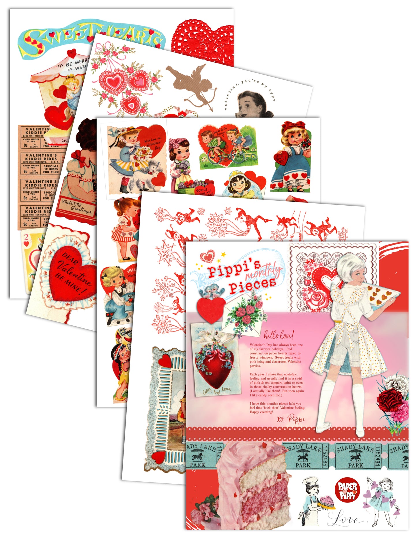 Pippi's Pieces: Valentine's edition '24 digital download printable