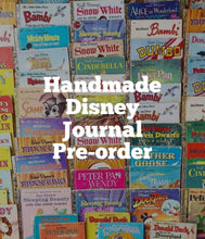 Load image into Gallery viewer, Classic Disney handmade journal pre-order