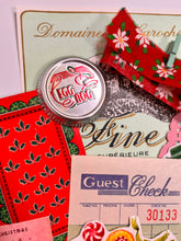 Load image into Gallery viewer, “Peppermint Crème” vintage ephemera collection