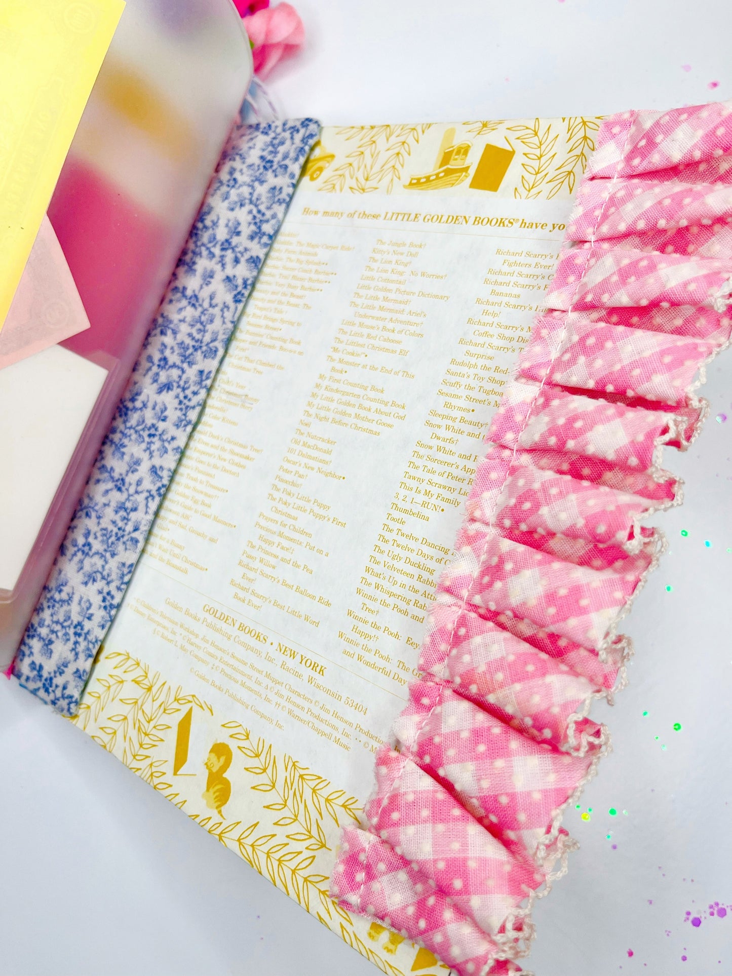 “The Special Sleepover” vintage Barbie Little Golden Book handmade journal