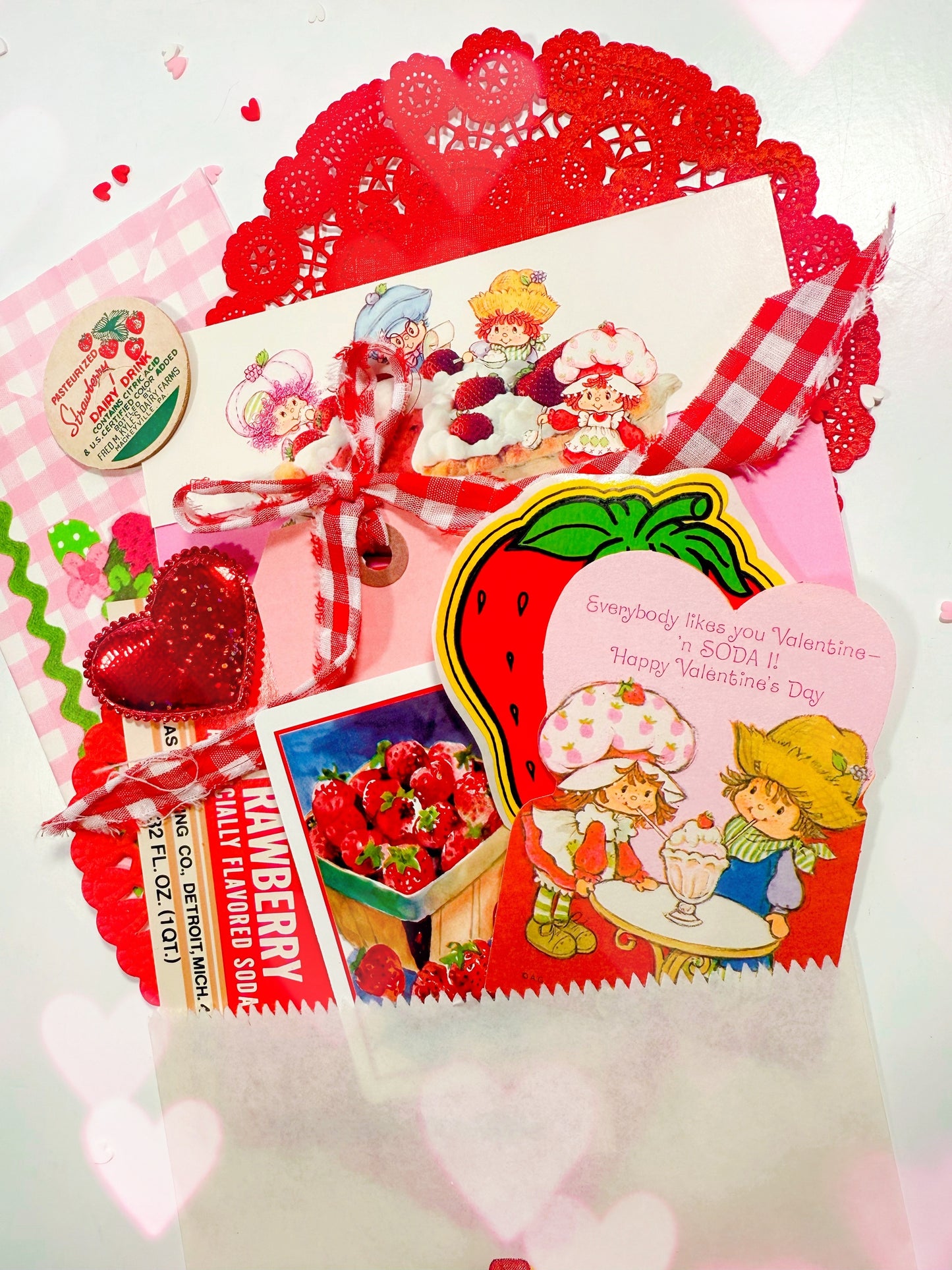 Vintage Strawberry Shortcake ephemera collection