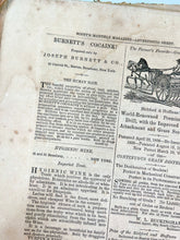 Load image into Gallery viewer, Antique 1860’s magazine pages, one dozen