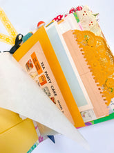 Load image into Gallery viewer, “Mad Hatter’s Tea Party” vintage Alice in Wonderland children’s book handmade journal