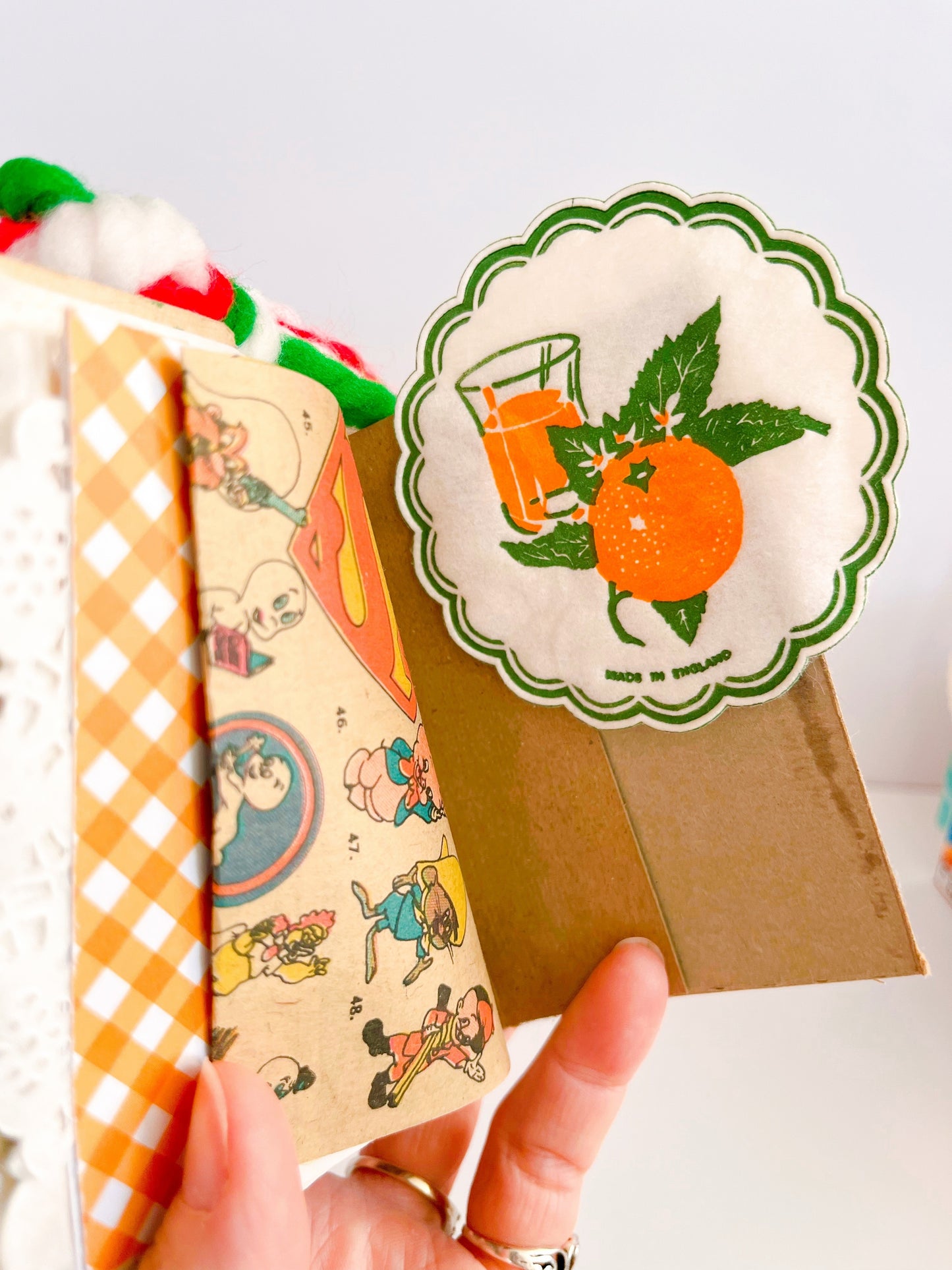 Retro Saturday morning mini cereal box handmade journal: Apple Jacks