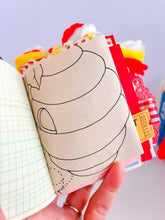 Load image into Gallery viewer, Retro Saturday morning mini cereal box handmade journal: Golden Grahams