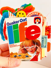 Load image into Gallery viewer, Retro Saturday morning mini cereal box handmade journal: Life cereal