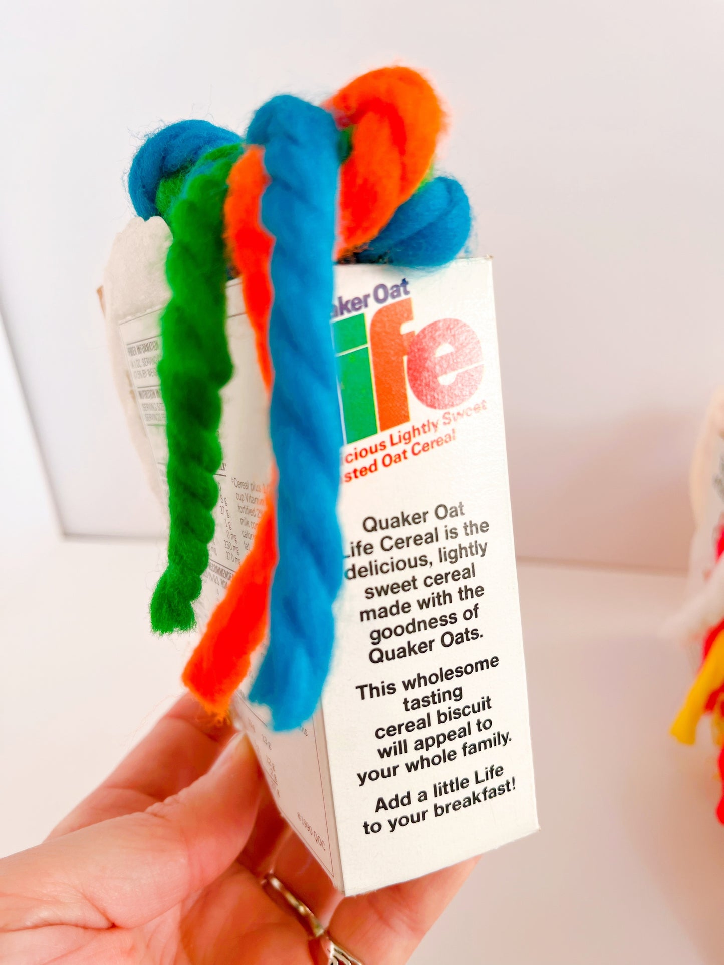 Retro Saturday morning mini cereal box handmade journal: Life cereal