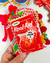 Load image into Gallery viewer, Vintage cherry Kool Aid packet handmade journal
