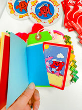 Load image into Gallery viewer, Vintage cherry Kool Aid packet handmade journal