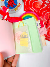 Load image into Gallery viewer, Vintage cherry Kool Aid packet handmade journal