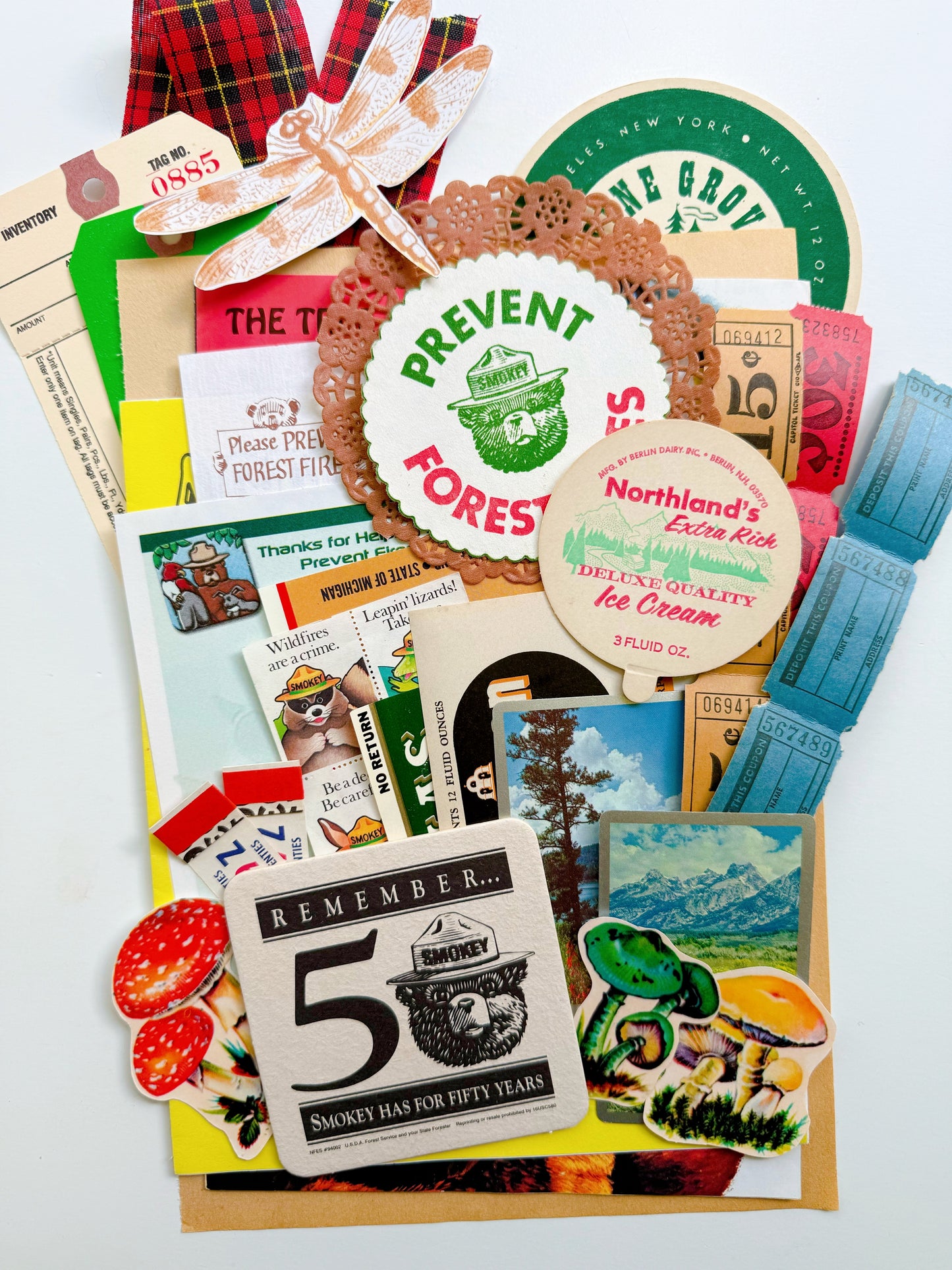 Vintage Smokey the Bear deluxe ephemera collection