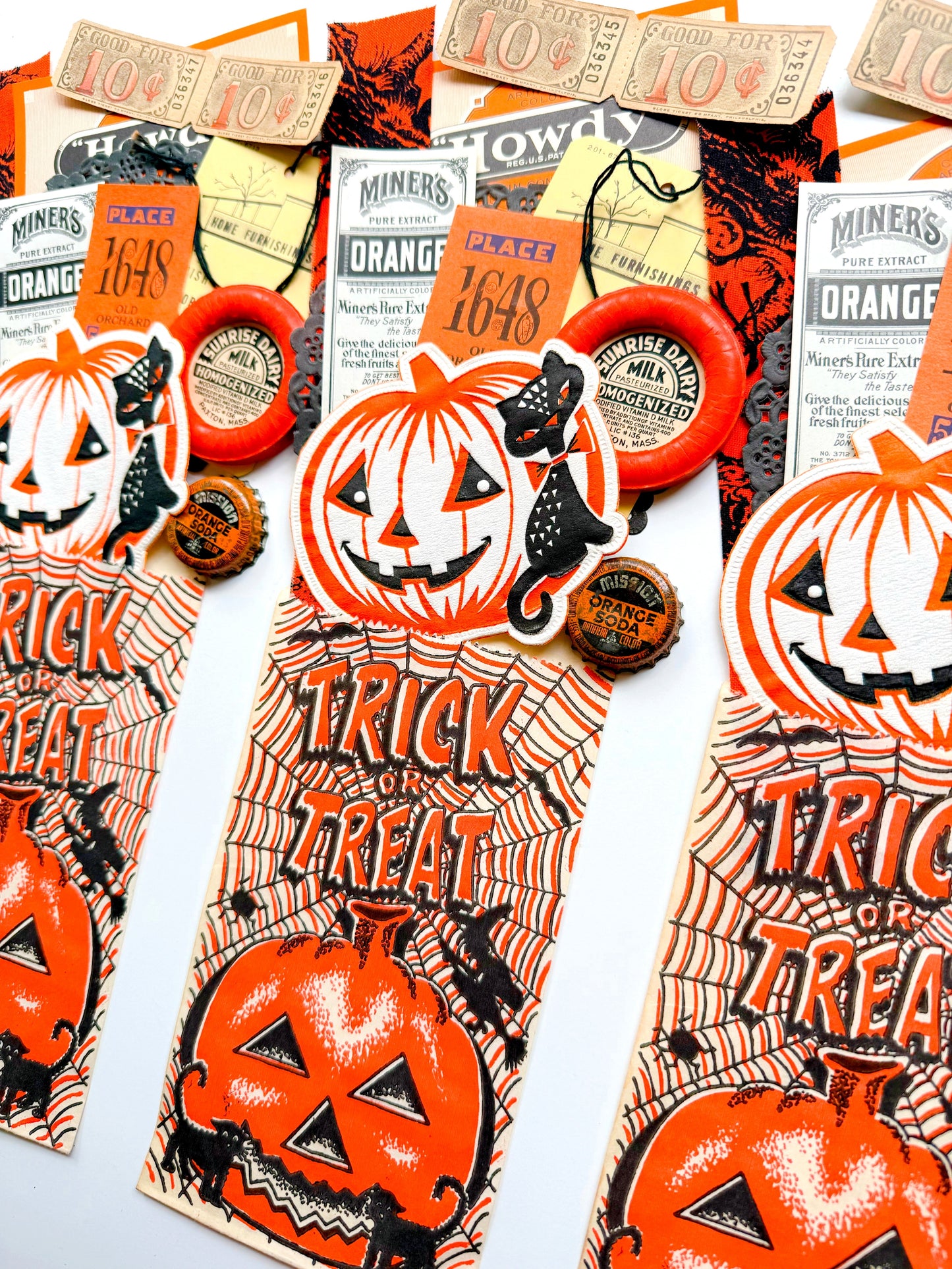 Vintage Trick or Treat ephemera collection