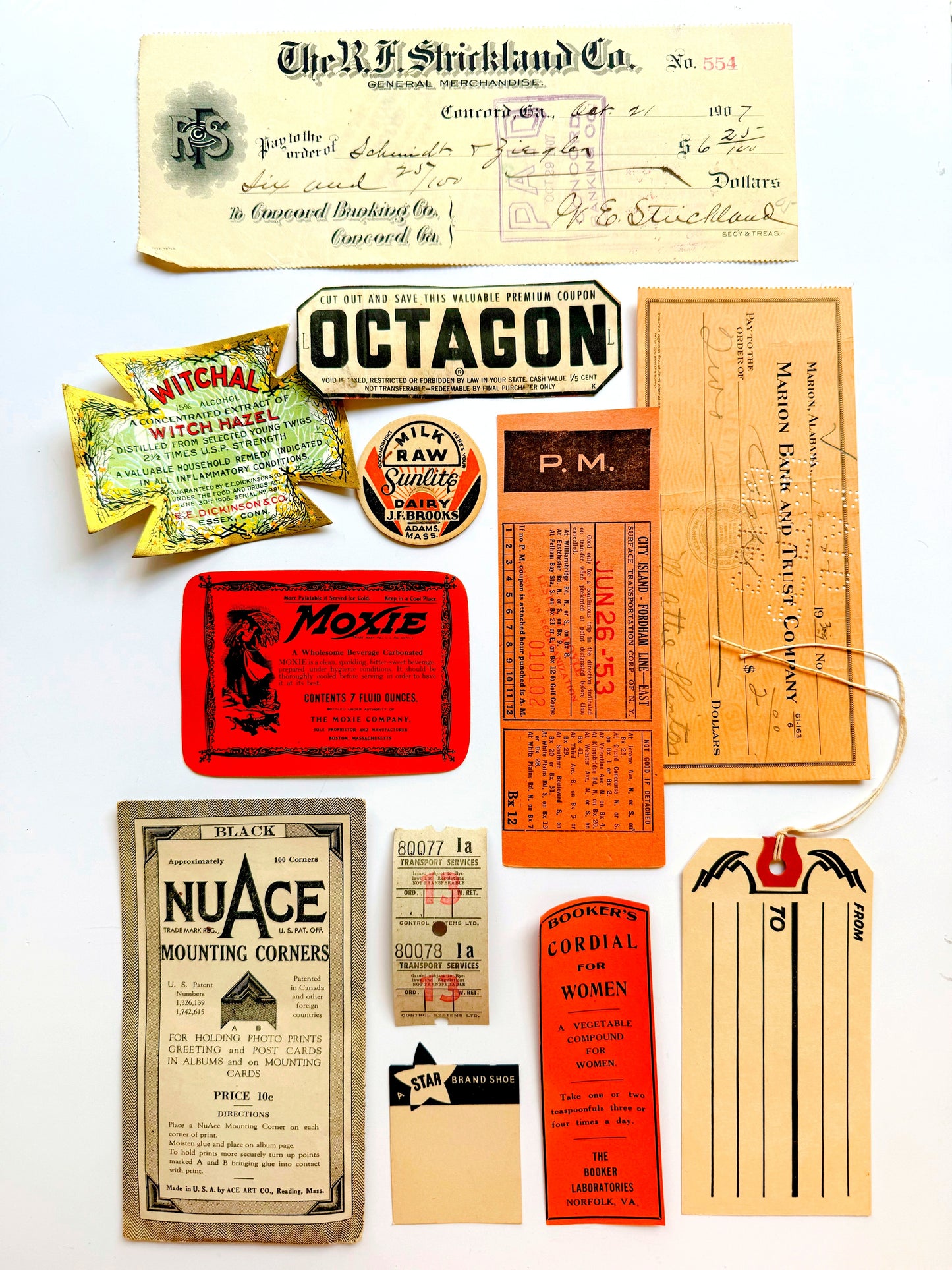 Vintage “NuAge” ephemera collection