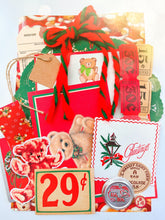 Load image into Gallery viewer, Vintage Teddy Bear Christmas ephemera collection