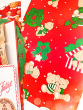 Load image into Gallery viewer, Vintage Teddy Bear Christmas ephemera collection