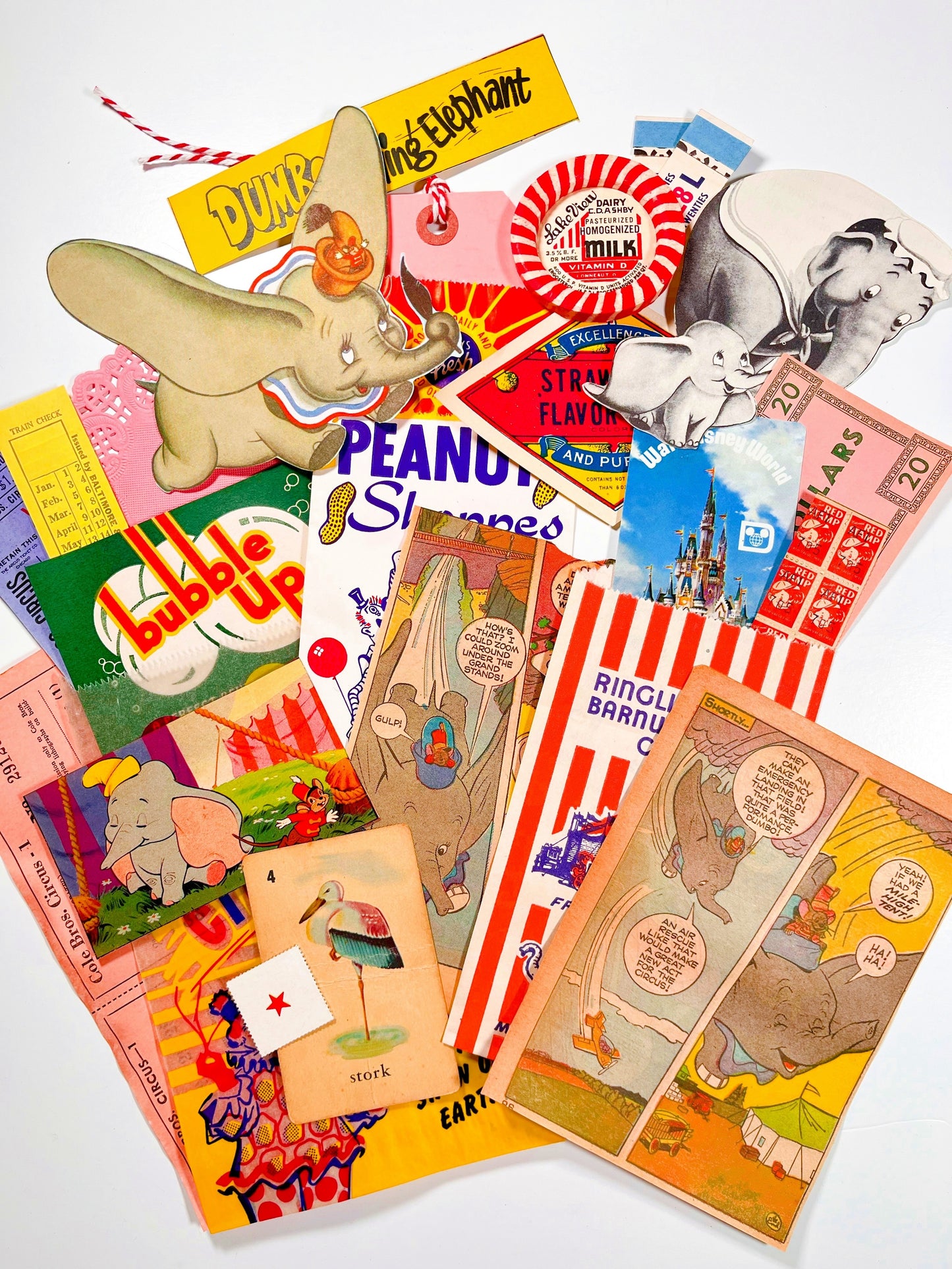 Vintage Disney ephemera collection: Dumbo