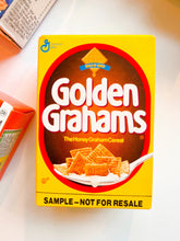 Load image into Gallery viewer, Preorder: Vintage 80’s mini cereal box handmade journals