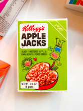 Load image into Gallery viewer, Preorder: Vintage 80’s mini cereal box handmade journals