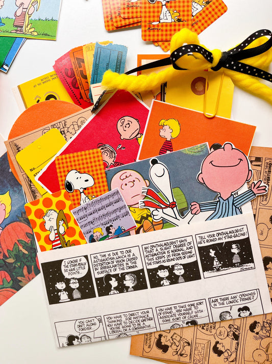 Custom listing for Saturday Special: Peanuts ephemera kits