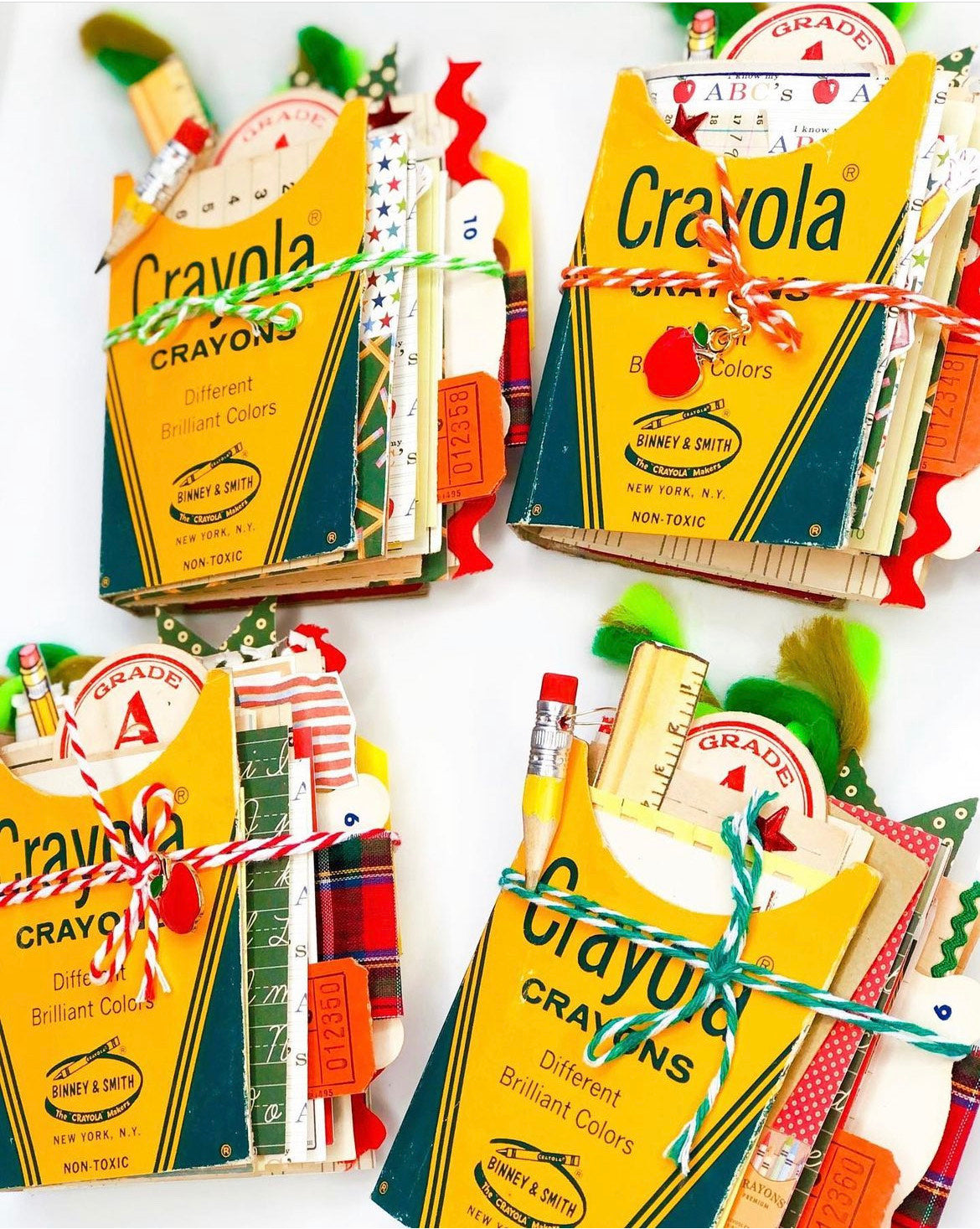 Preorder: Vintage Crayola crayon box journal