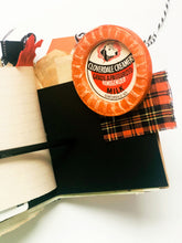 Load image into Gallery viewer, Vintage Cat’s Paw box handmade journal PREORDER