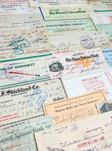 Load image into Gallery viewer, Vintage and antique checks, 1 dozen