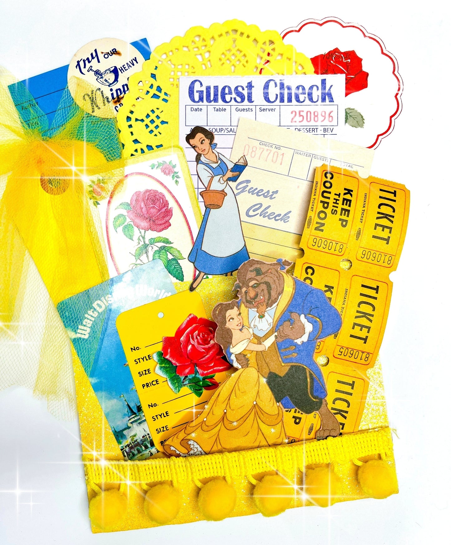 Beauty & the Beast ephemera pocket