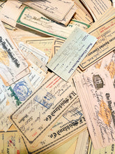 Load image into Gallery viewer, Vintage and antique checks, 1 dozen