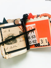 Load image into Gallery viewer, Vintage Cat’s Paw box handmade journal PREORDER