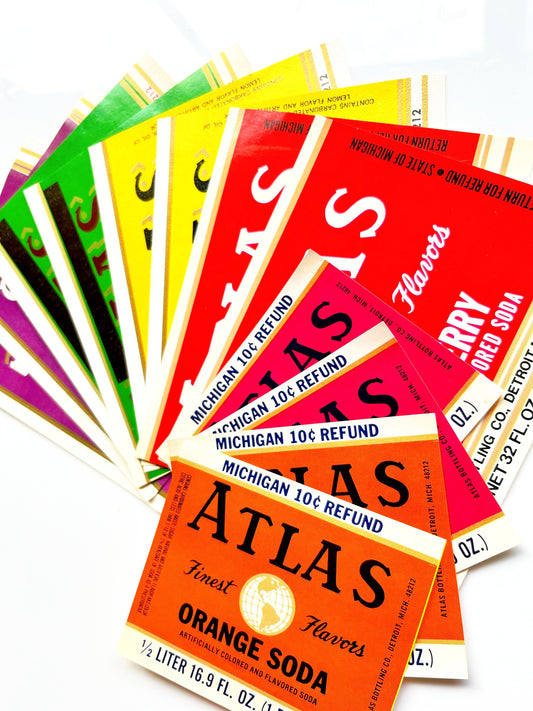 Atlas soda rainbow dozen