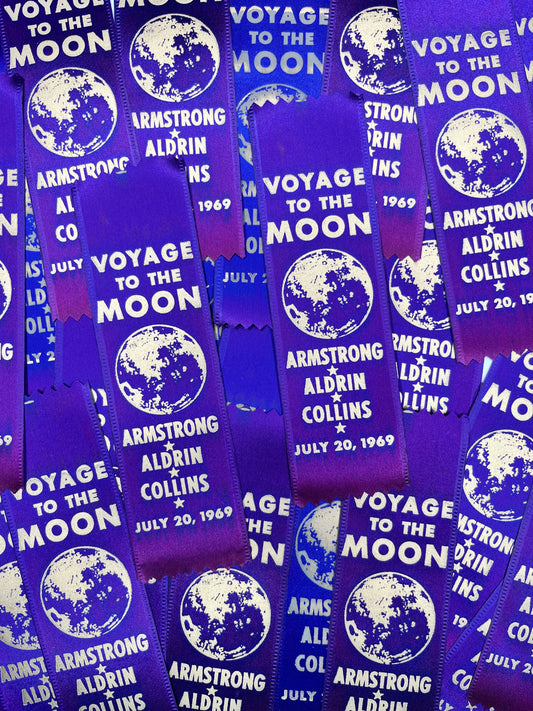 Authentic 1969 Moon Landing Ribbons (2)