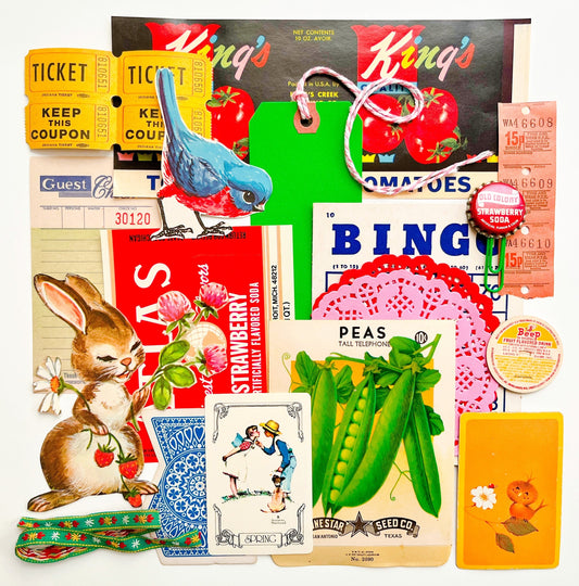Springy Brights ephemera collection