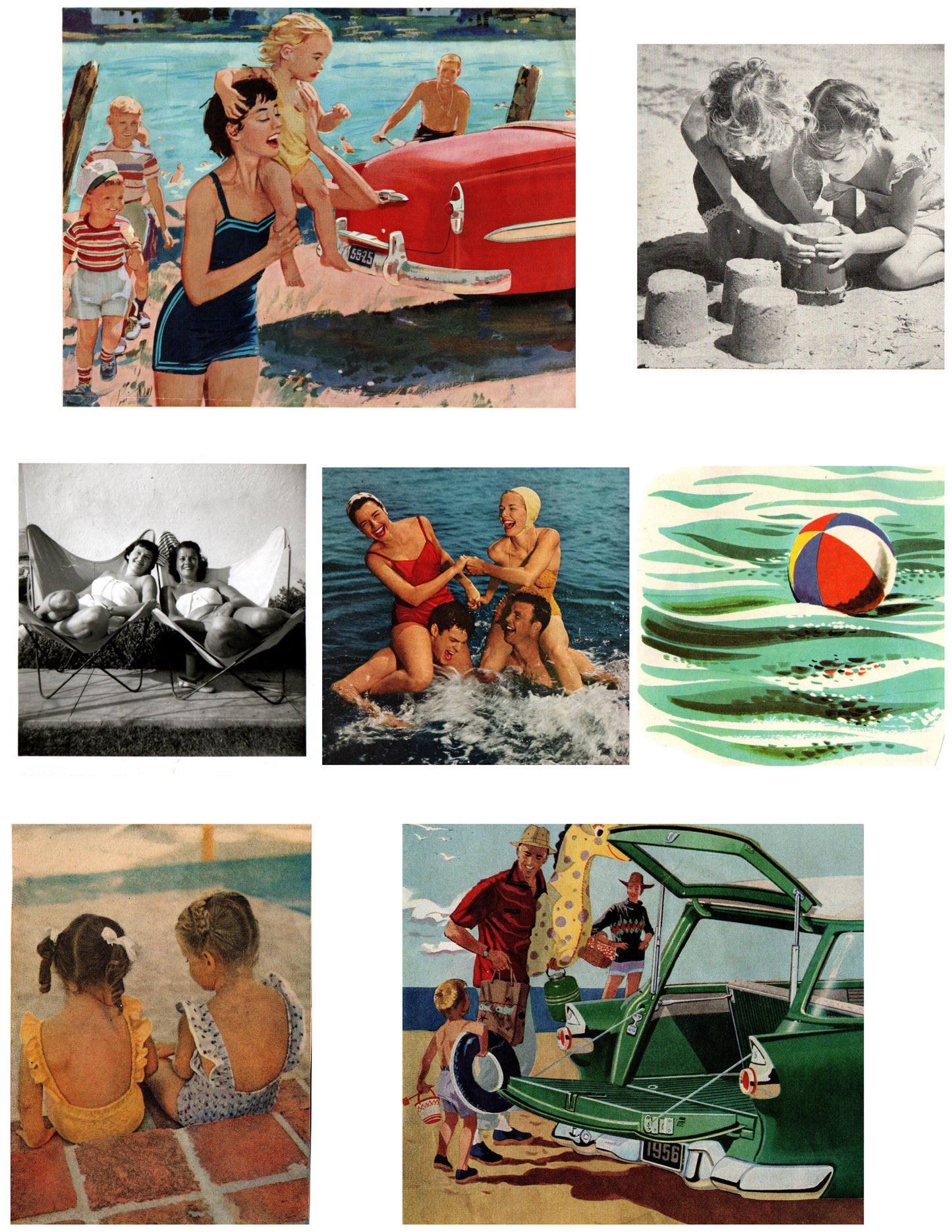 Summer Collection digital download printable (3 pages)