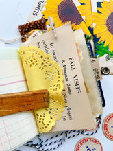 Load image into Gallery viewer, Vintage Sunflower seed packet journal
