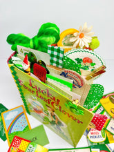 Load image into Gallery viewer, Lucky Four Leaf Clover vintage children’s book handmade journal