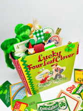Load image into Gallery viewer, Lucky Four Leaf Clover vintage children’s book handmade journal