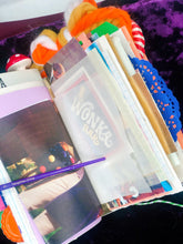 Load image into Gallery viewer, Vintage handmade Willy Wonka movie cover journal