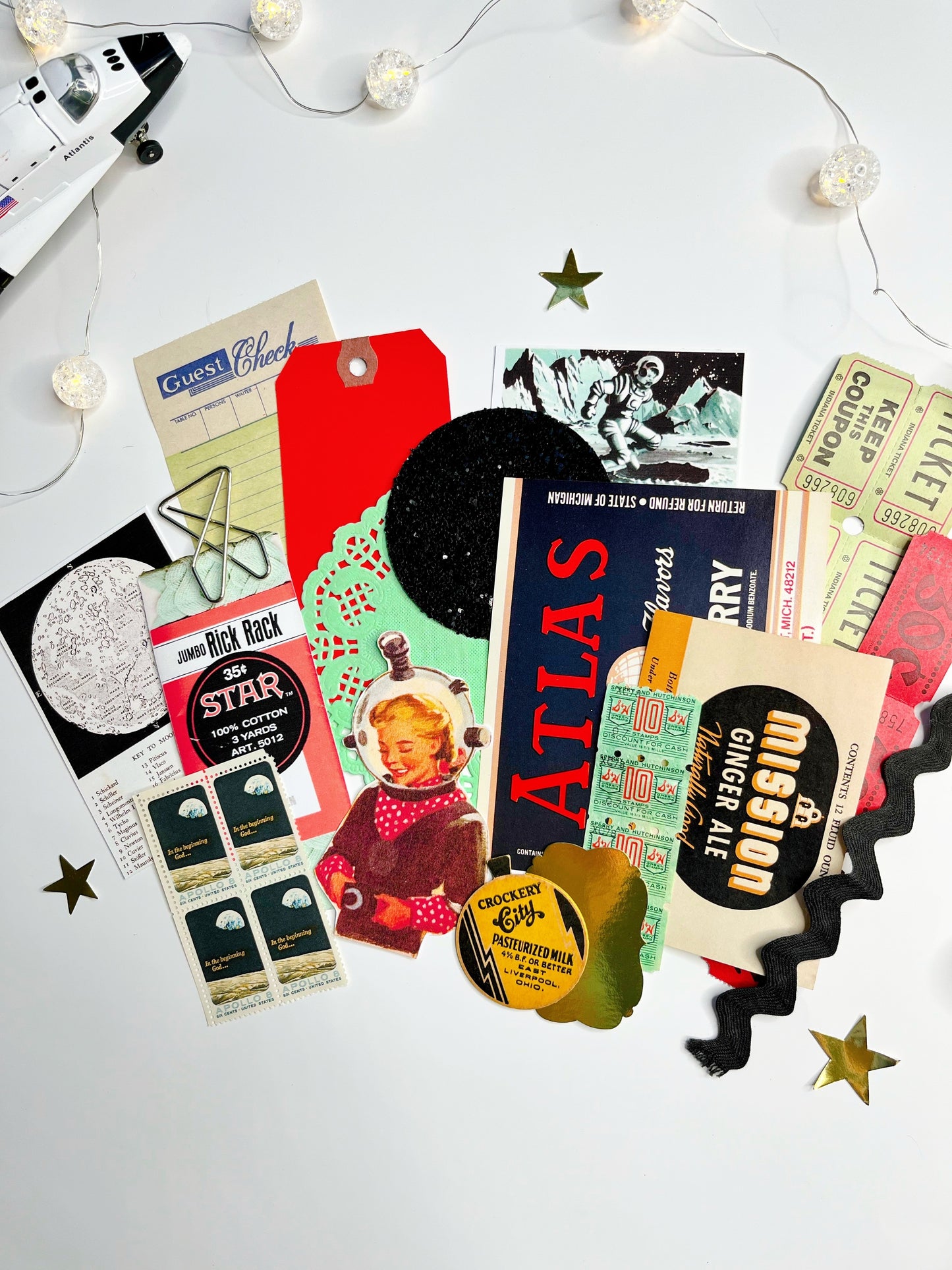 Little Astronaut ephemera kit