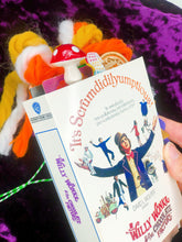 Load image into Gallery viewer, Vintage handmade Willy Wonka movie cover journal