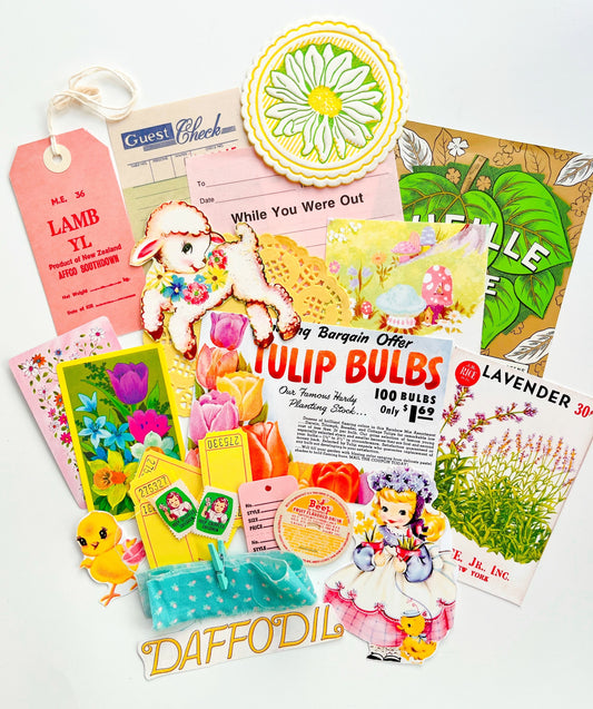 Tulips & Daffodils ephemera collection
