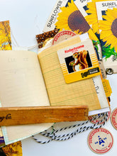 Load image into Gallery viewer, Vintage Sunflower seed packet journal