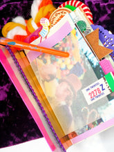 Load image into Gallery viewer, Vintage handmade Willy Wonka movie cover journal