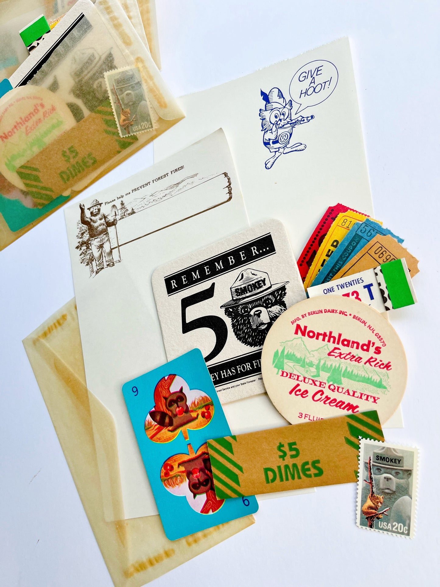 Smokey the Bear correspondence & ephemera kit