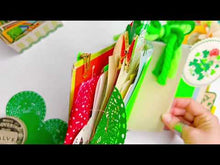 Load and play video in Gallery viewer, Lucky Four Leaf Clover vintage children’s book handmade journal