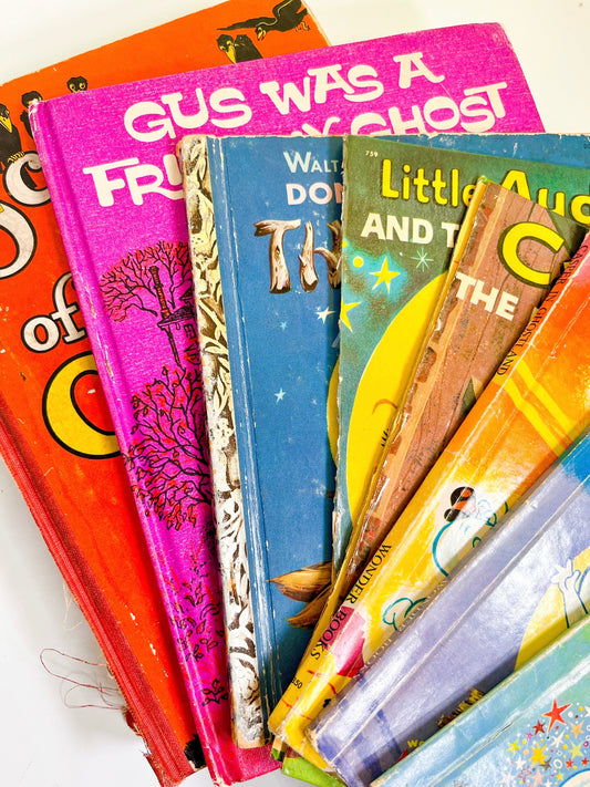 Vintage children’s book handmade Halloween journal PREORDER